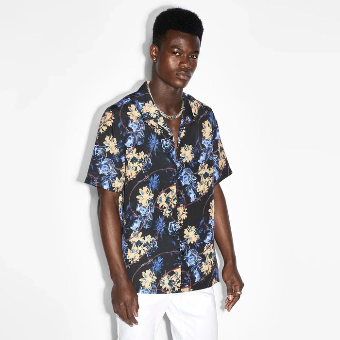 Ksubi Mens Hyperflower Resort S/S Shirt Shirts KSUBI 9358214080297 Free Shipping Worldwide