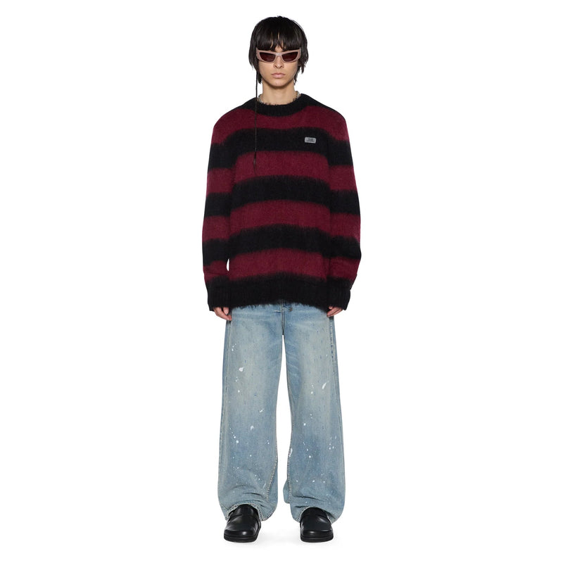 Ksubi Rugged Mohair Knit Crewneck Ox Sweater Men’s Sweaters KSUBI