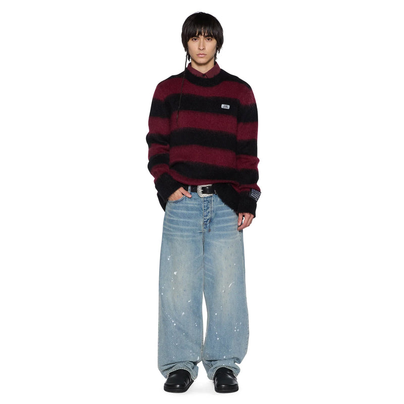 Ksubi Rugged Mohair Knit Crewneck Ox Sweater Men’s Sweaters KSUBI