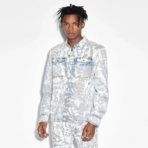 Ksubi Scorpio Kollage Icey L/S Shirt Men’s Shirts KSUBI 489368 Free Shipping Worldwide