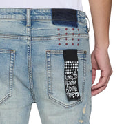 Ksubi Van Winkle Scatter Blue Jean Men’s Pants KSUBI