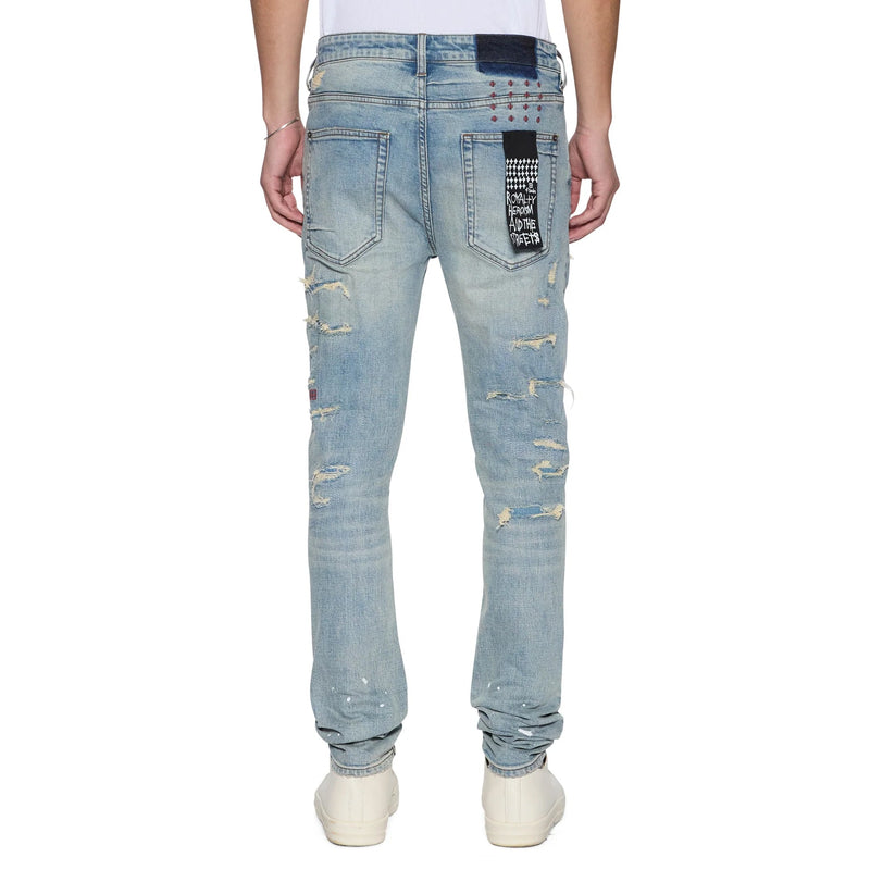 Ksubi Van Winkle Scatter Blue Jean Men’s Pants KSUBI