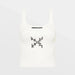 Ksubi Womens Imprint Cropped Arise Tank Tops KSUBI 9358214046798 Free Shipping Worldwide