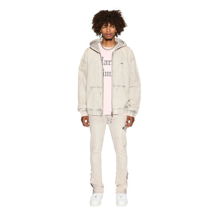 Ksubi Zipped Denim Hoodie Pluto Men’s Hoodies KSUBI 9358214214340