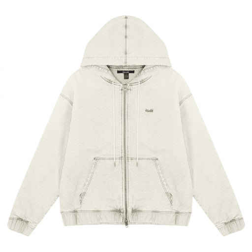 Ksubi Zipped Denim Hoodie Pluto Men’s Hoodies KSUBI 9358214214340