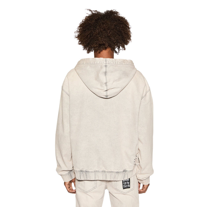 Ksubi Zipped Denim Hoodie Pluto Men’s Hoodies KSUBI 9358214214340