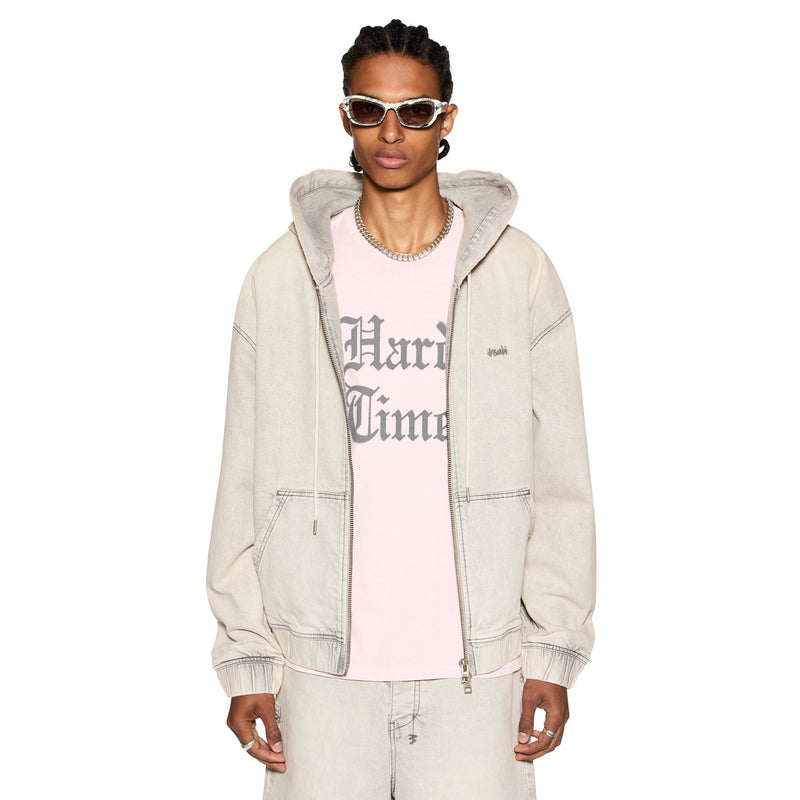 Ksubi Zipped Denim Hoodie Pluto Men’s Hoodies KSUBI 9358214214340