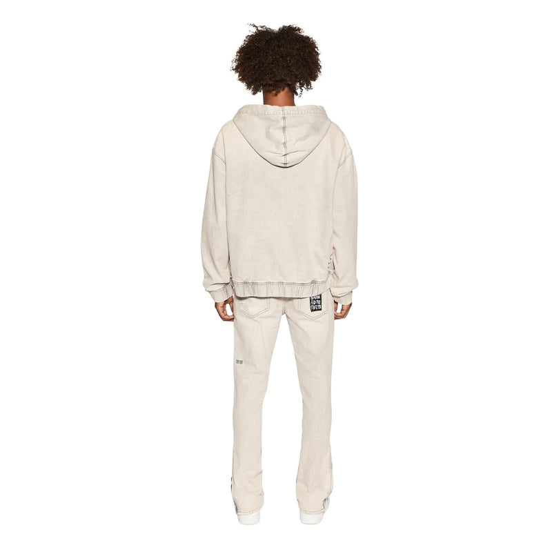 Ksubi Zipped Denim Hoodie Pluto Men’s Hoodies KSUBI 9358214214340