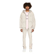 Ksubi Zipped Denim Hoodie Pluto Men’s Hoodies KSUBI 9358214214340