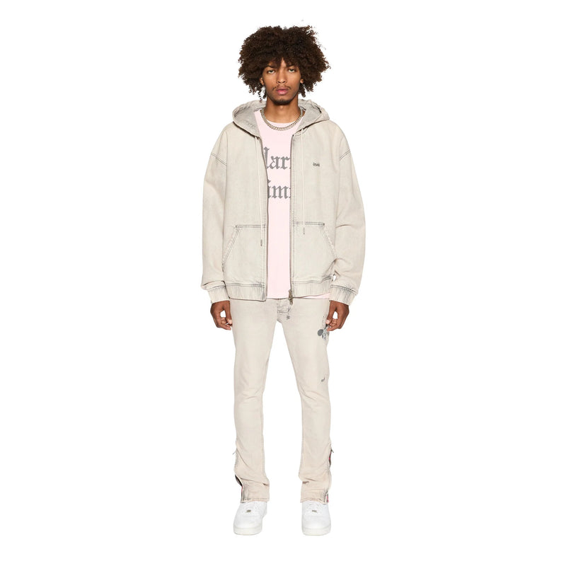 Ksubi Zipped Denim Hoodie Pluto Men’s Hoodies KSUBI 9358214214340