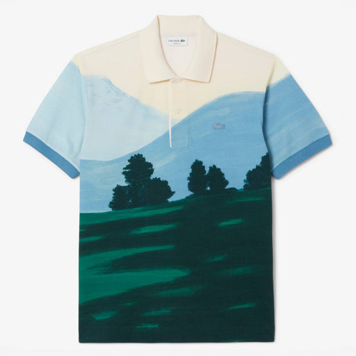 Lacoste Men’s Classic Fit Printed Petit Piqué Polo Shirts 526275