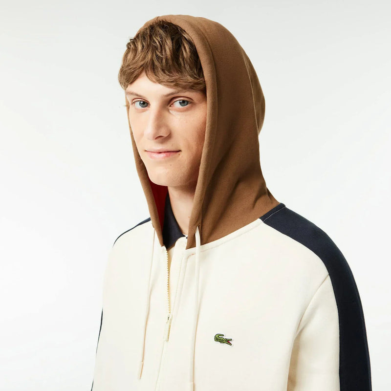 Lacoste Men’s Colorblock Hoodie Hoodies 195750640900 Free Shipping Worldwide