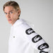 Lacoste Mens Hooded Print Sleeve Fleece Sweatshirt Hoodies 194951247475 Free Shipping Worldwide