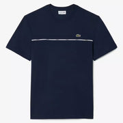 Lacoste Men’s Logo Trim Cotton Jersey T Shirt Shirts 523346