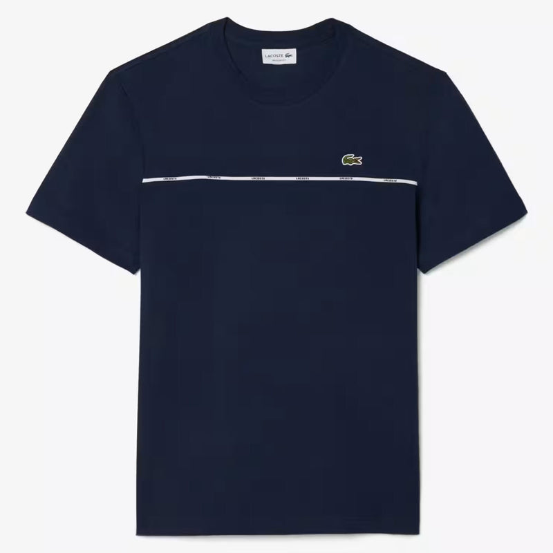 Lacoste Men’s Logo Trim Cotton Jersey T Shirt Shirts 523346