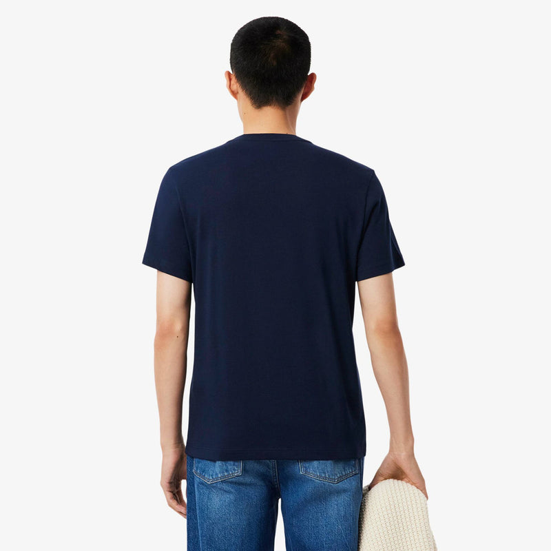 Lacoste Men’s Logo Trim Cotton Jersey T Shirt Shirts