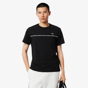 Lacoste Men’s Logo Trim Cotton Jersey T Shirt Shirts