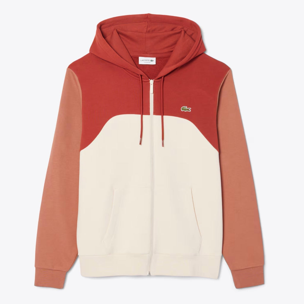 Metro Fusion - Lacoste Men's Zip-Up Colorblock Hoodie - Men's Hoodies