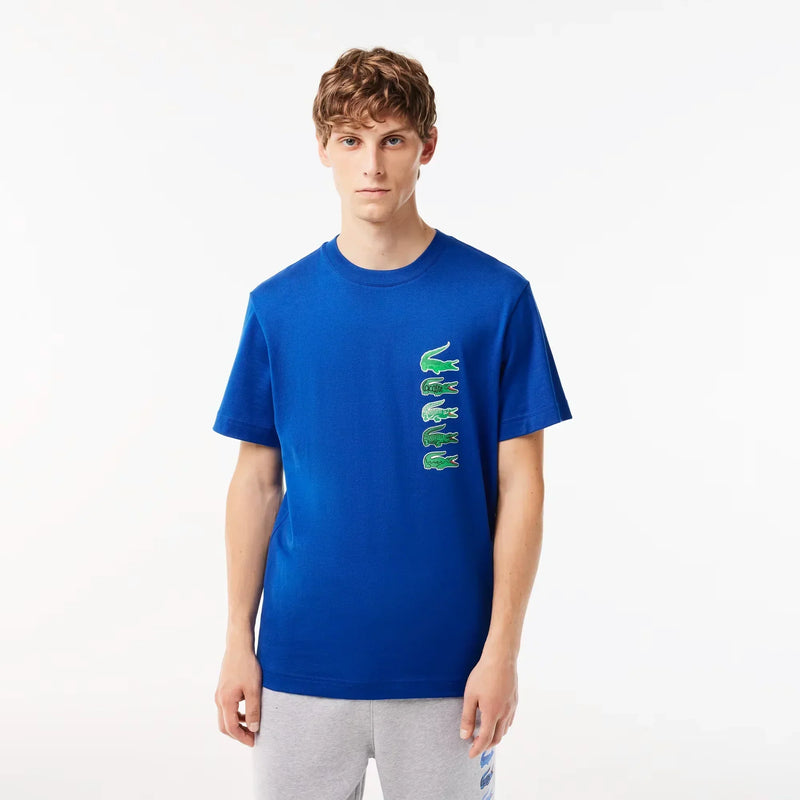Lacoste Men’s Regular Fit Iconic Croc T-Shirt T-Shirts 195750626430 Free Shipping Worldwide