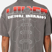 Loiter Digital Insanity Vintage T-Shirt Men’s T-Shirts LOITER 9359936088226