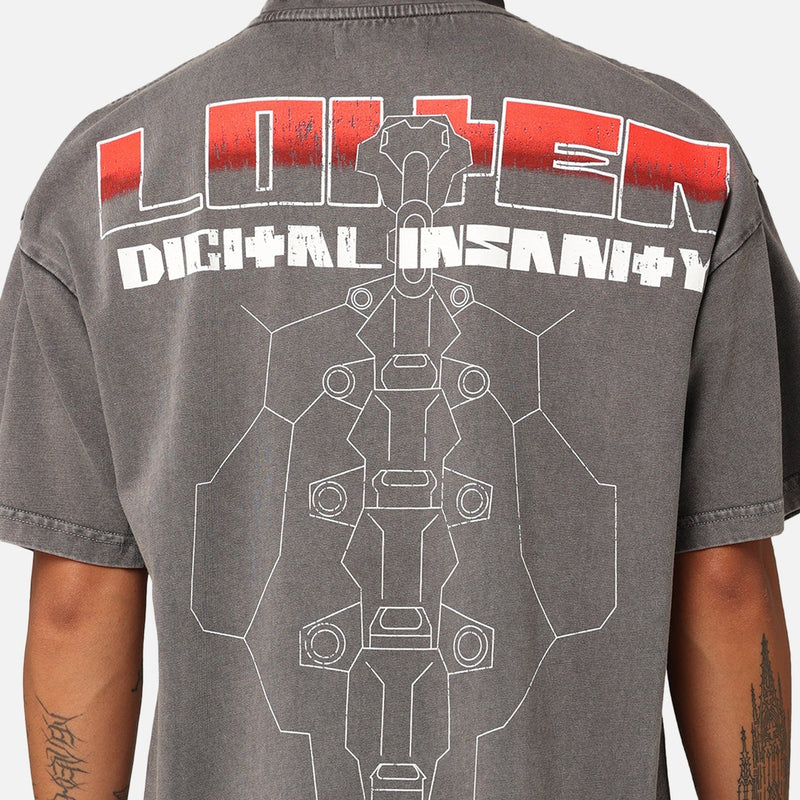 Loiter Digital Insanity Vintage T-Shirt Men’s T-Shirts LOITER 9359936088226