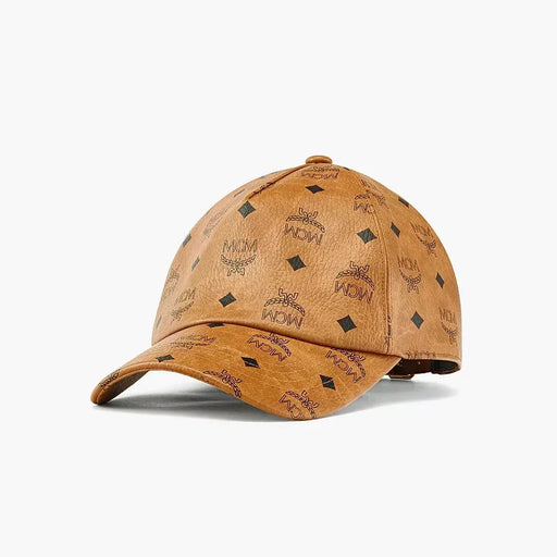 MCM Mens Adjustable Classic Cap in Visetos Hats 8809675942682 Free Shipping Worldwide