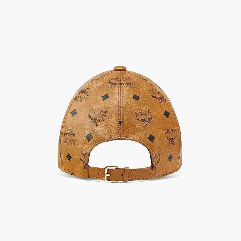 MCM Mens Adjustable Classic Cap in Visetos Hats 8809675942682 Free Shipping Worldwide