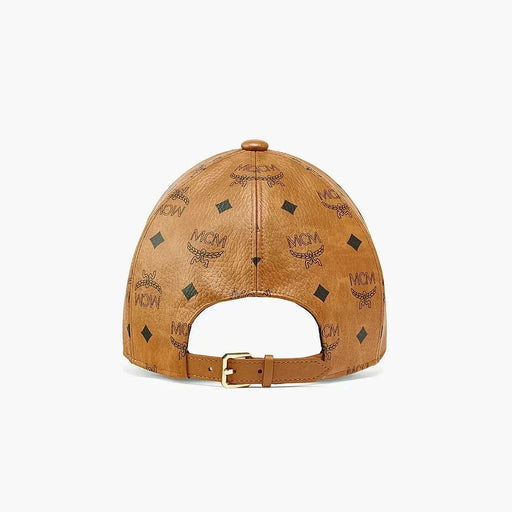 MCM Mens Adjustable Classic Cap in Visetos Hats 8809675942682 Free Shipping Worldwide