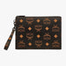 MCM Aren Wristlet Zip Pouch in Maxi Visetos Unisex Handbags 8809865501507