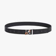 MCM Claus Epoxy M Reversible Belt 1.5” in Visetos Belts 8809735046541 Free Shipping Worldwide