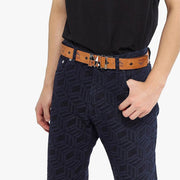 MCM Claus Epoxy M Reversible Belt 1.5” in Visetos Belts 8809735046541 Free Shipping Worldwide