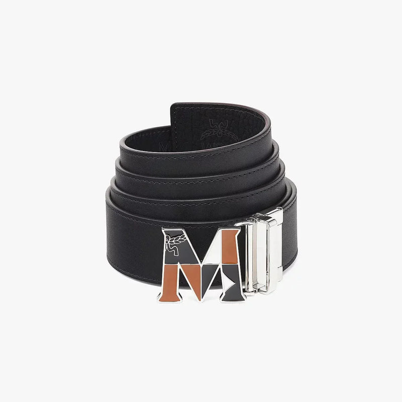 MCM Claus Epoxy M Reversible Belt 1.5” in Visetos Belts 8809735046541 Free Shipping Worldwide
