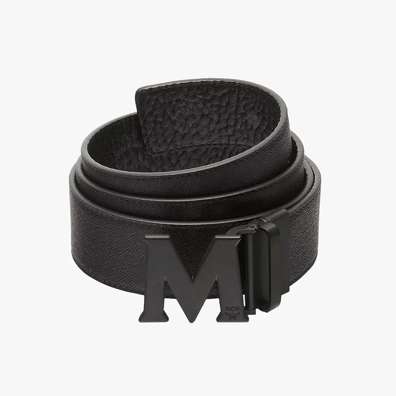 MCM Claus M Reversible Belt 1.75” in Visetos Mens Belts 8809675891652 Free Shipping Worldwide