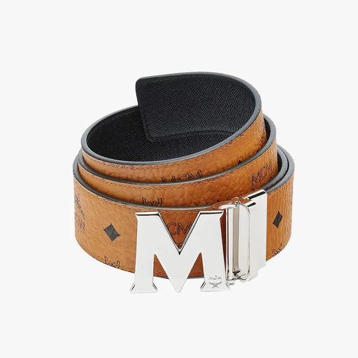 MCM Claus M Reversible Belt 1.75 in Visetos Mens Belts 8809675890808 Free Shipping Worldwide