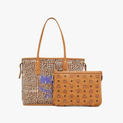 MCM Reversible Liz Shopper in Visetos Handbags 8809675883756 Free Shipping Worldwide