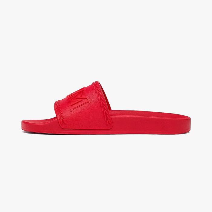 MCM Mens Big Logo Rubber Slides Shoes 8809675940367 Free Shipping Worldwide