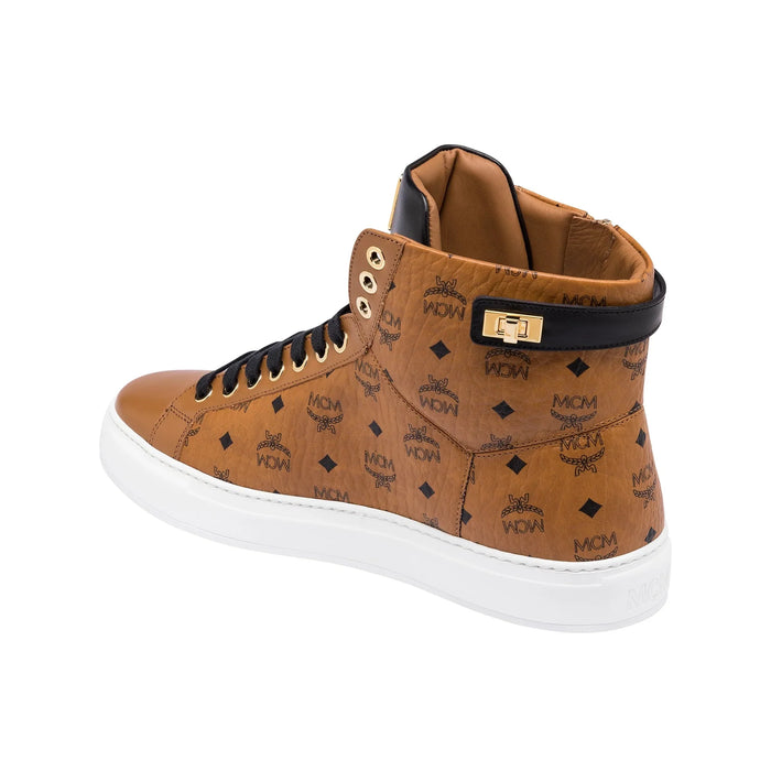 MCM Mens Classic High-Top Sneakers in Visetos Shoes 46985264 Free Shipping Worldwide