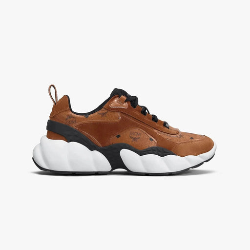 MCM Mens Himmel Low-Top Sneakers in Visetos Shoes 8809630703242 Free Shipping Worldwide