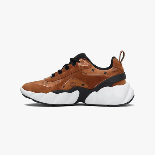MCM Mens Himmel Low-Top Sneakers in Visetos Shoes 8809630703242 Free Shipping Worldwide