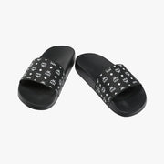 MCM All-Over Logo Printed Slides Mens 8809735071895 Free Shipping Worldwide