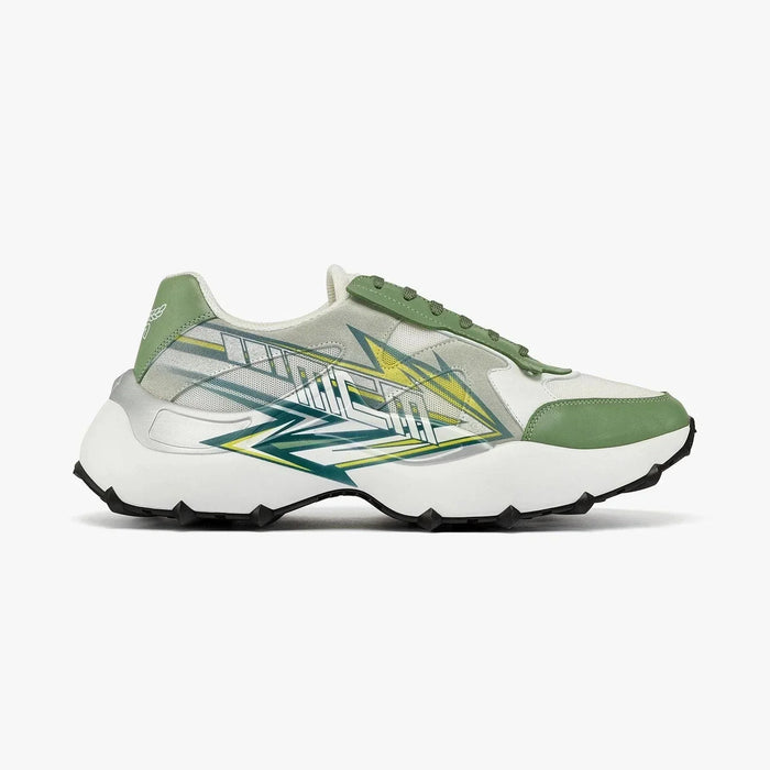 Metro Fusion - MCM Men's Skystream Sneakers in MCMotor Leather