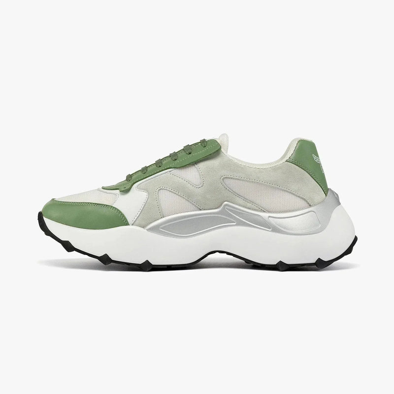 MCM Mens Skystream Sneakers in MCMotor Leather Shoes 8809735094580 Free Shipping Worldwide