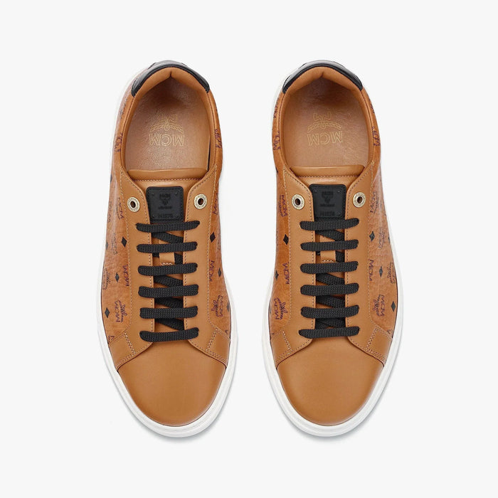 MCM Mens Terrain Lo Sneakers in Visetos Shoes 8809675944082 Free Shipping Worldwide