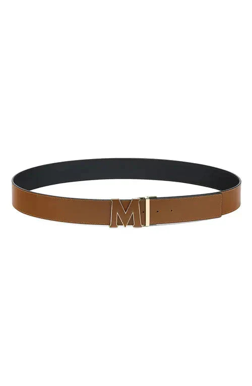 MCM MXBCSVI01 Claus Textured M Reversible Belt 4.5 cm in Visetos Mens Belts 8809735065528 Free Shipping Worldwide