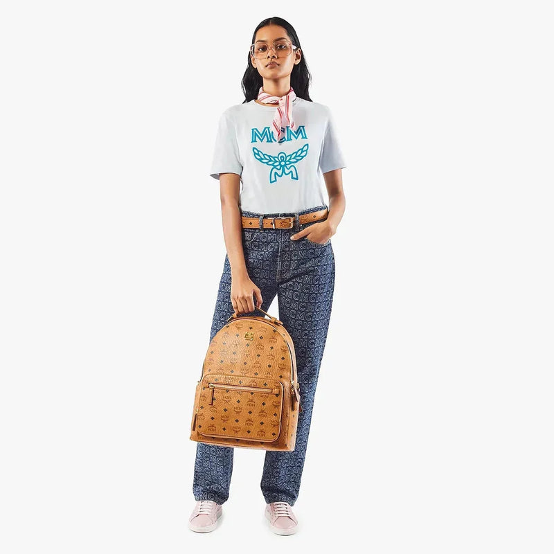 MCM Stark Backpack in Visetos Backpacks 8809675896824 Free Shipping Worldwide