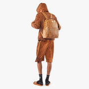 MCM Stark Backpack in Visetos Backpacks 8809675896824 Free Shipping Worldwide