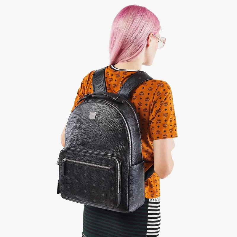 MCM Stark Backpack in Visetos Backpacks 8809675896824 Free Shipping Worldwide