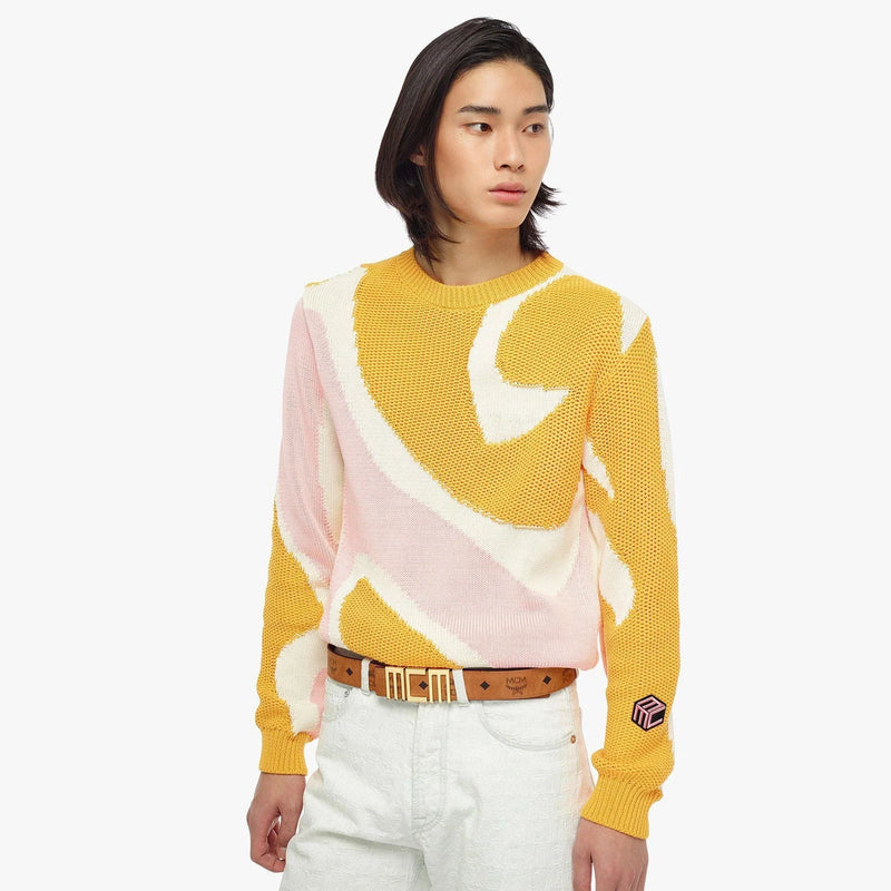 MCM Tech Belt 1.5 in Visetos Mens Belts 8809735046442 Free Shipping Worldwide