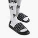MCM Womens Monogram Print Rubber Slides Shoes 8809735071468 Free Shipping Worldwide