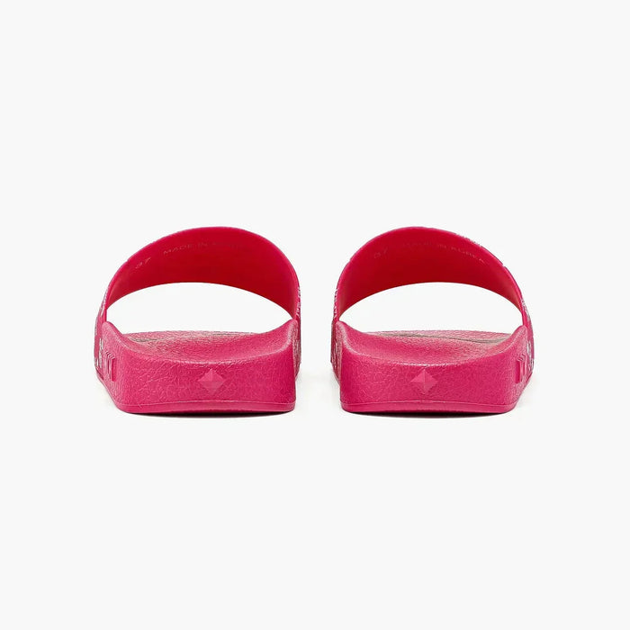 MCM Womens Monogram Print Rubber Slides Shoes 8809735071468 Free Shipping Worldwide